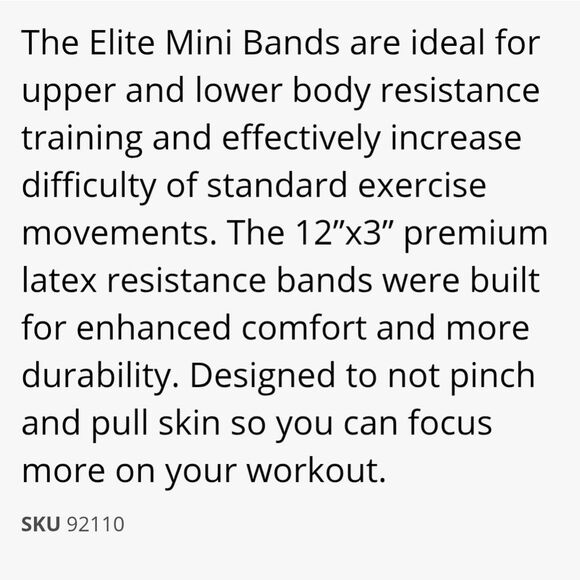 SKLZ Elite Mini Band Premium Resistance Training Band- Light - Picture 4 of 9